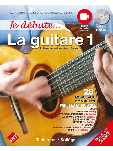 Je débute la guitare. Volume 1 (CD + audios et vidéos en ligne) Visuell